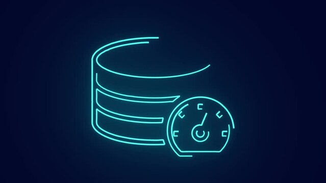 disk optimization of web server with big data optimization animation