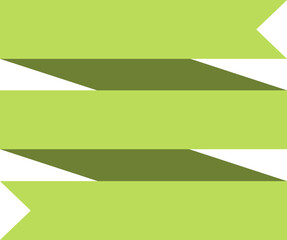 Obraz premium Blank label ribbon colorful vector illustration. Curved shapes color bookmarks, tags or labels with empty spaces for message