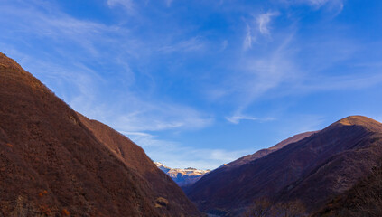 Obraz premium Autumn forest in the mountains