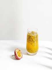 A cup of summer juice