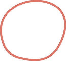 Abstract organic frame shape vector illustration. Minimalistic liquid form border, organic stain or geometric rim spot for modern abstract design or trendy fashion pattern