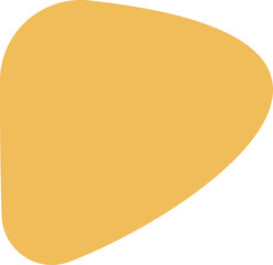 Abstract organic shape vector illustration. Minimalistic liquid form, organic stain or geometric spot for modern abstract design or trendy fashion pattern