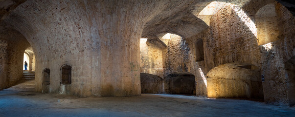  Vault at Saint Nicholas fortress in Sibenik, Croatia - obrazy, fototapety, plakaty
