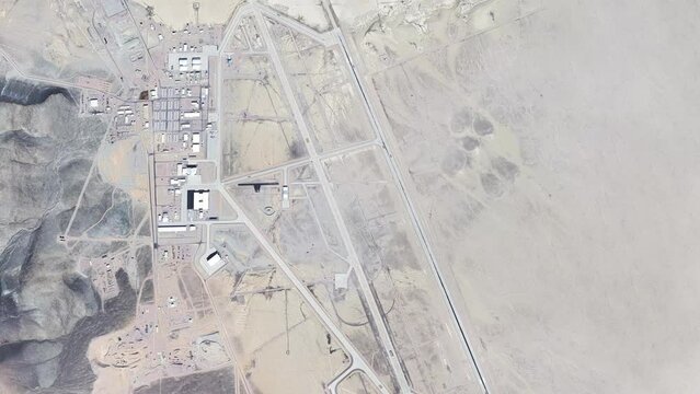 Area 51 - Top Secret USA Base - Aerial View