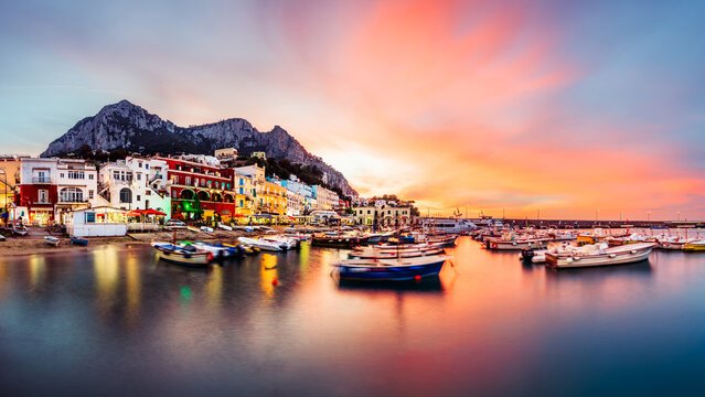 Capri, Italy at Marina Grande