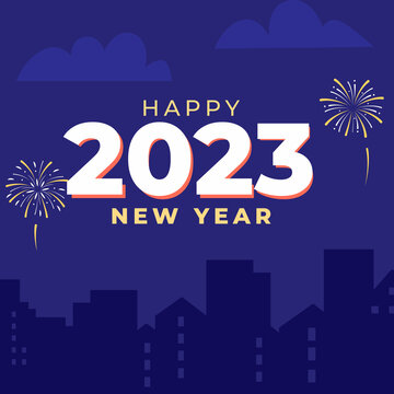 FLYER HAPPY NEW YEAR WHICH IS DESIGNED BY UNIQUE DESIGN AND CAN BE USED ON NEW YEAR'S NIGHT