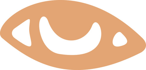 Hand drawn abstract eye