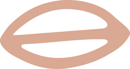 Hand drawn organic eye