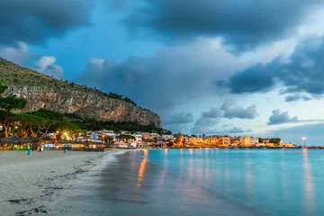 Fotobehang Palermo, Sicily, Italy in the Mondello © SeanPavonePhoto