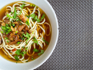 Braised pork Noodle - Asian food style