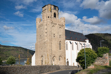 Fototapeta na wymiar Parish church, Oberwesel, Germany