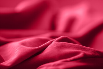 Smooth magenta silk or satin can use as background