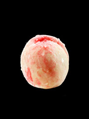 Fototapeta premium peach on black background