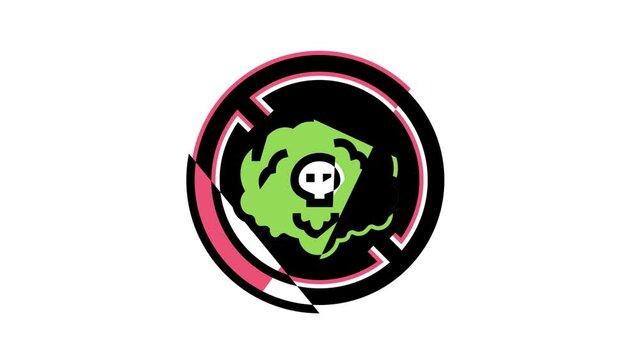 non toxic cosmetic color icon animation