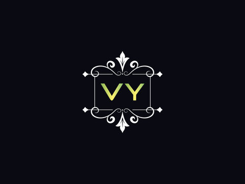 Minimalist VY Logo, vy v y Luxury Logo Letter For Your Business