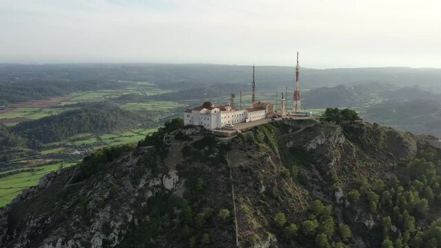 sommet du monte toro &agrave; Minorque, &icirc;les bal&eacute;ares en Espagne
