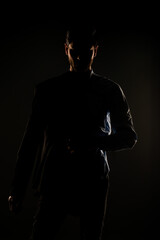 Male model in the studio