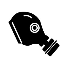 gas mask on a white background