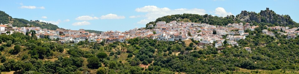Fototapeta na wymiar Panorámica de Gaucín en el Valle del Genal, Málaga, Andalucía, España