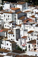 Obraz premium Primer plano de Casares, cerca de Marbella, Costa del Sol, Málaga, Andalucía, España