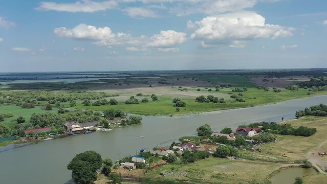 The village of Mila 23 in the Danube Delta in Romania