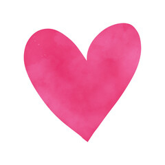 Pink Watercolor Heart
