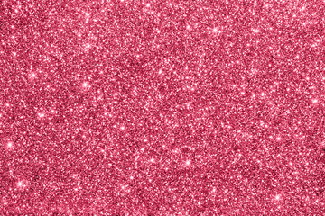 Magenta shimmering glitter for texture or background.Trendy color of year 2023