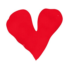 Red Watercolor Heart