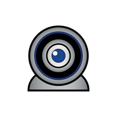 Webcam sign icon.