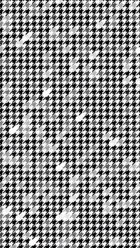Vertical Abstract Small Houndstooth Texture Background Loop