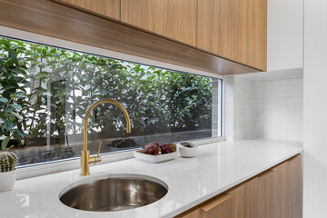 new stylish modern kitchen sink
