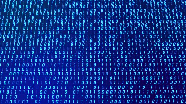 information flow binary number string change background