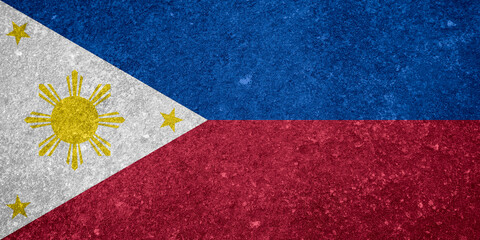 philippines flag texture as background