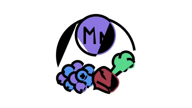 mn vitamin color icon animation