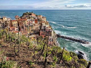 Scenic view in the Cinque Terre