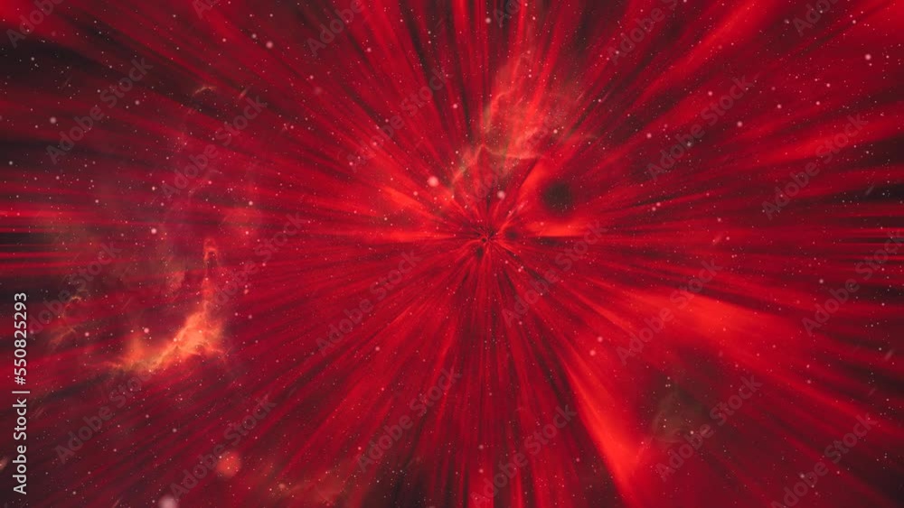 Poster cosmic space and stars, cosmic abstract background and red light effect. beautiful galaxy.