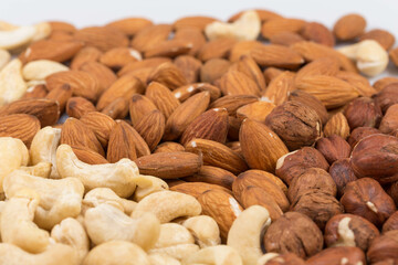 Various kinds of nuts
