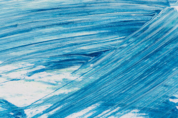 Blue paint texture background blue color