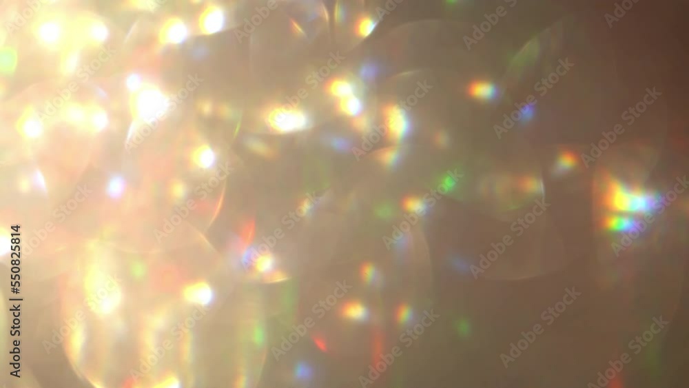 Canvas Prints bright play of lights on the background of bokeh. lens flare and light leaks natural effect. abstrac