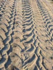 spuren im sand