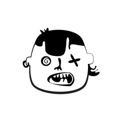 cartoon zombie