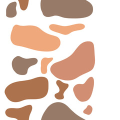 Shoe pattern. Set with different types of flat shoes. Set with shoes. seamless patern.