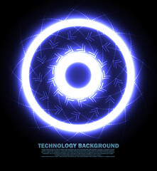 Big data computing concept. Futuristic business network concept.cloud connection technology background.deep learning and quantum EP.2