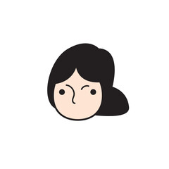 Simple Face Illustration