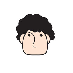 Simple Face Illustration