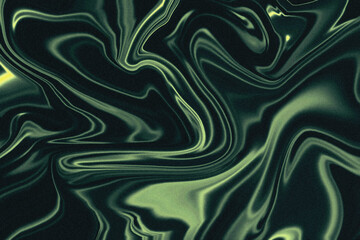 Marble texture seamless pattern background. Textile seamless pattern, vivid fluid art. Ebru aqua ink painting on water. Wavy lines, liquid ripples, green abstract liquify marbling