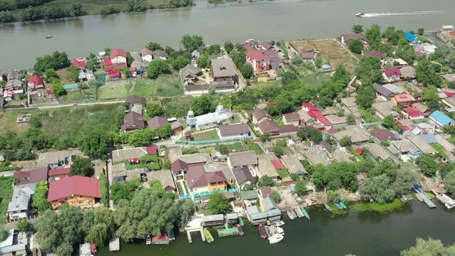 The village of Mila 23 in the Danube Delta in Romania