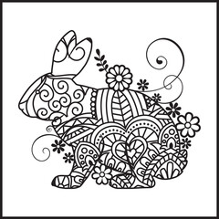 Vector illustration decorative Animal on white background