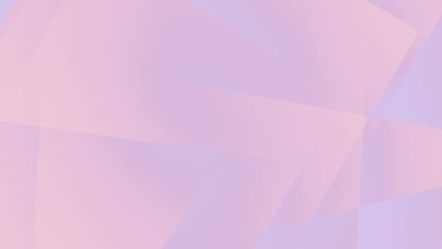 Loopable animated pastel pink and blue geometric abstract background