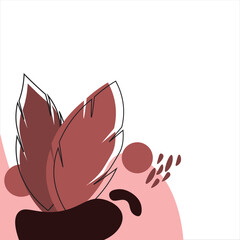 Leaf Corner Vector and 
Illustration